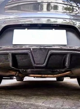 VR Aero Carbon Fiber Rear Diffuser Karatec Style Porsche Macan 2014-2020                                     - VR-MACAN-611 - Image 6