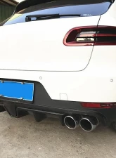 VR Aero Carbon Fiber Rear Diffuser Karatec Style Porsche Macan 2014-2020                                     - VR-MACAN-611 - Image 7