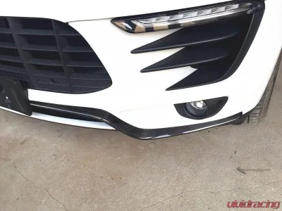 VR Aero Carbon Fiber Front Bumper Canards Porsche Macan 2014-2017 - VR-MACAN-600