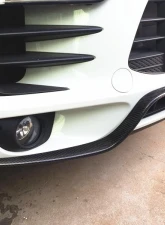 VR Aero Carbon Fiber Front Bumper Canards Porsche Macan 2014-2017                                     - VR-MACAN-600 - Image 9