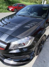 VR Aero Carbon Fiber Hood Mercedes A Class W176 A180 | A200 | A250 | A45 AMG 2013-2018                                     - VR-W176-626 - Image 2