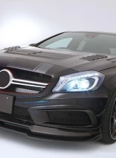 VR Aero Carbon Fiber Front Lip Spoiler Mercedes A Class W176 A200 | A250 Sport | A45 AMG 2013-2015                                     - VR-W176-600 - Image 5