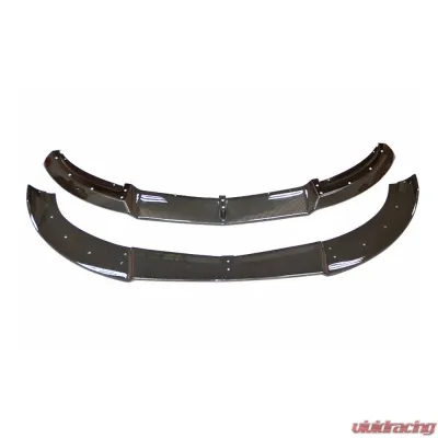 VR Aero Carbon Fiber Front Lip Spoiler Mercedes A Class W176 A200 | A250 Sport | A45 AMG 2013-2015 - VR-W176-600