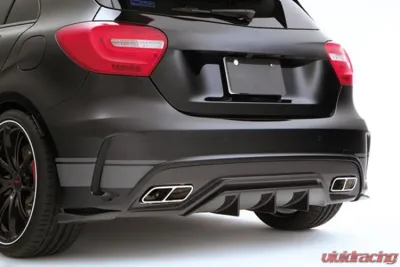 VR Aero Carbon Fiber Rear Diffuser Mercedes  A Class W176 A200 | A250 Sport | A45 AMG Hatchback 2013-2018 - VR-A200A250A45-610