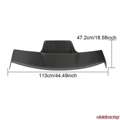 VR Aero Carbon Fiber Rear Roof Spoiler Mercedes A Class W176 A180 | A200 | A250 | A45 AMG 2013-2018 - VR-W176-613