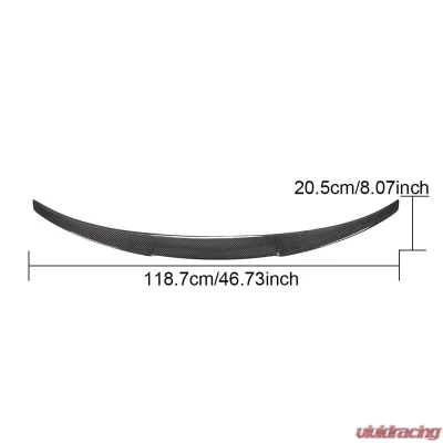 VR Aero Carbon Fiber Rear Trunk Spoiler BMW  4-Series F32 2 Door 2014-2019 - VR-F32-612