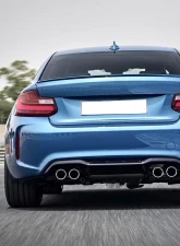 VR Aero Carbon Fiber Rear Bumper Diffuser w/ LED BMW 2 Series | M2 F87                                     - VR-F87M2-614 - Image 5