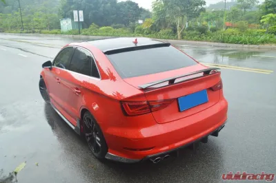 VR Aero Carbon Fiber Rear Trunk Spoiler Audi A3 | S3 2014-2019 - VR-A3S3-659