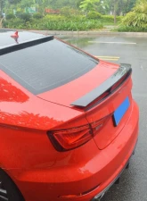 VR Aero Carbon Fiber Rear Trunk Spoiler Audi A3 | S3 2014-2019                                     - VR-A3S3-659 - Image 9