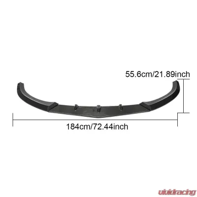 VR Aero Carbon Fiber Front Lip Spoiler Mercedes C63 AMG A205 | C205 2015-2021 - VR-C63-605