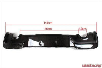 VR Aero Carbon Fiber Rear Diffuser BMW 1 Series F20 M135i Hatchback Pre-LCI 2012-2015 - VR-M135i-600