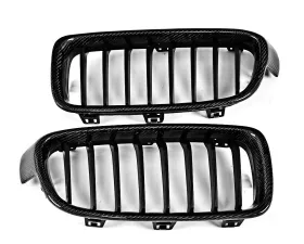 VR Aero Carbon Fiber+ABS Front Grill BMW 3 Series F30 F35