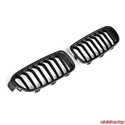 VR Aero Carbon Fiber+ABS Front Grill BMW 3 Series F30 F35 - VR-F30F35-GRILL