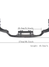VR Aero Carbon Fiber Rear Diffuser V1 BMW M3 | M4 | F80 | F82 | F83 CLEARANCE                                     - VR-M3M4-F80F82F83-611 - Image 11