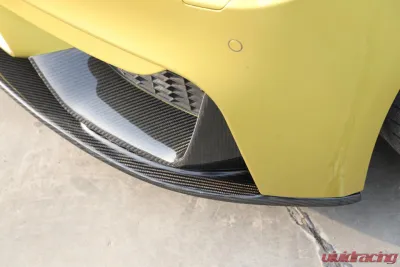 VR Aero Dry Carbon Fiber Front Bumper Splitter BMW M3 | M4 | F80 | F82 | F83 - VR-M3M4-600A