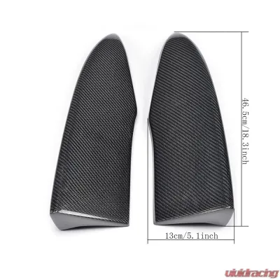 VR Aero Carbon Fiber Front Lip Splitters Audi S3 2014-2016 - VR-S3-611