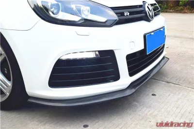 VR Aero Carbon Fiber Front Lip Volkswagen Golf MK6 R20 2010-2014 - VR-MK6-602