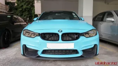 VR Aero Carbon Fiber Front Lip Spoiler BMW M4 F82 2014-2019 - VR-M4-600