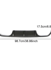 VR Aero Carbon Fiber Rear Diffuser V1 BMW M3 | M4 | F80 | F82 | F83                                     - VR-M3M4-610A - Image 11