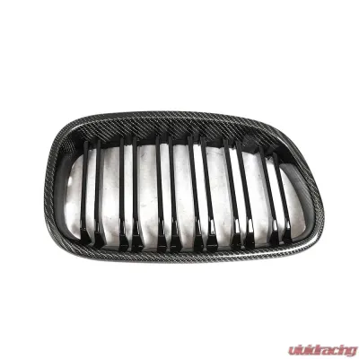 VR Aero Carbon Fiber Gloss Black Grill M Style BMW F20 2012-2014 - VR-F20-GRILL