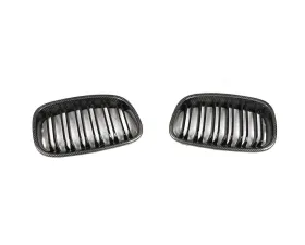 VR Aero Carbon Fiber Gloss Black Grill M Style BMW F20 2012-2014
