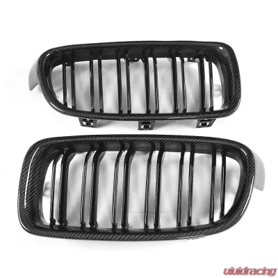 VR Aero Carbon Fiber+ABS Front Grill BMW 3 Series F30 F35 - VR-F30F35-GRILL-1