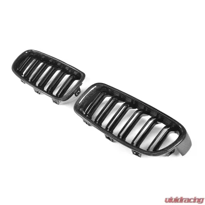 VR Aero Carbon Fiber+ABS Front Grill BMW 3 Series F30 F35 - VR-F30F35-GRILL-1