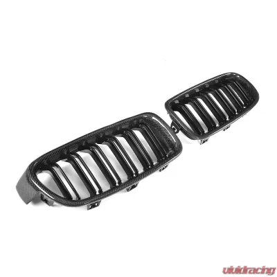 VR Aero Carbon Fiber+ABS Front Grill BMW 3 Series F30 F35 - VR-F30F35-GRILL-1