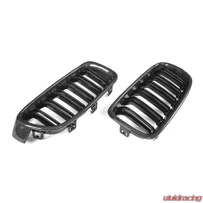 VR Aero Carbon Fiber+ABS Front Grill BMW 3 Series F30 F35 - VR-F30F35-GRILL-1