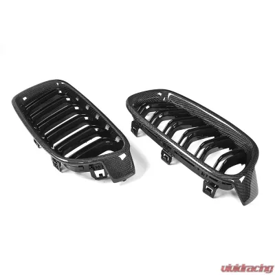 VR Aero Carbon Fiber+ABS Front Grill BMW 3 Series F30 F35 - VR-F30F35-GRILL-1