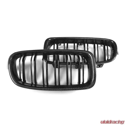 VR Aero Carbon Fiber+ABS Front Grill BMW 3 Series F30 F35 - VR-F30F35-GRILL-1