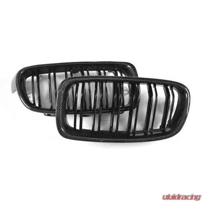 VR Aero Carbon Fiber+ABS Front Grill BMW 3 Series F30 F35 - VR-F30F35-GRILL-1