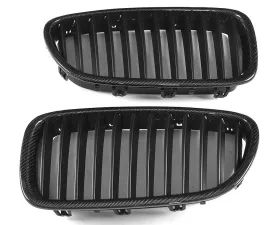 VR Aero Carbon Fiber+ABS Front Grill V1 BMW 5 Series F10 | F18