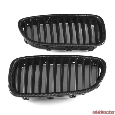 VR Aero Carbon Fiber+ABS Front Grill V1 BMW 5 Series F10 | F18 - VR-F10F18-GRILL