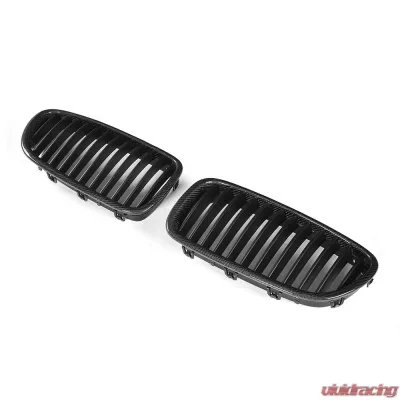 VR Aero Carbon Fiber+ABS Front Grill V1 BMW 5 Series F10 | F18 - VR-F10F18-GRILL