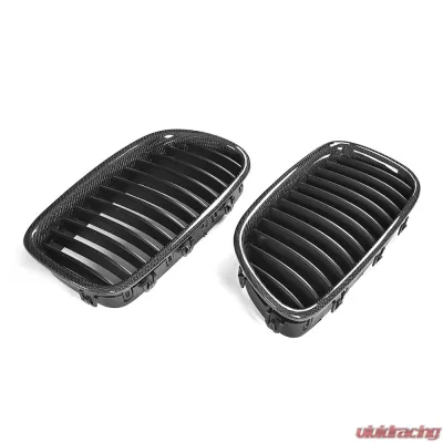 VR Aero Carbon Fiber+ABS Front Grill V1 BMW 5 Series F10 | F18 - VR-F10F18-GRILL