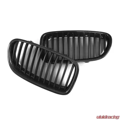 VR Aero Carbon Fiber+ABS Front Grill V1 BMW 5 Series F10 | F18 - VR-F10F18-GRILL