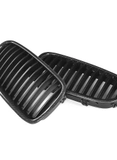 VR Aero Carbon Fiber+ABS Front Grill V1 BMW 5 Series F10 | F18                                     - VR-F10F18-GRILL - Image 8