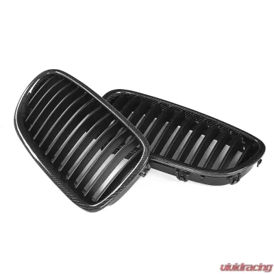 VR Aero Carbon Fiber+ABS Front Grill V1 BMW 5 Series F10 | F18 - VR-F10F18-GRILL