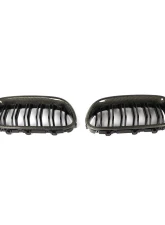 VR Aero Carbon Fiber+ABS Front Grill V3 BMW 5 Series  F10 | F18                                     - VR-F10F18-GRILL-2 - Image 4