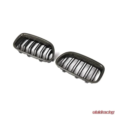 VR Aero Carbon Fiber+ABS Front Grill V3 BMW 5 Series  F10 | F18 - VR-F10F18-GRILL-2