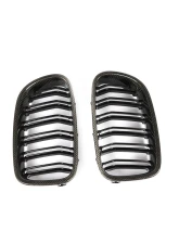 VR Aero Carbon Fiber+ABS Front Grill V3 BMW 5 Series  F10 | F18                                     - VR-F10F18-GRILL-2 - Image 7