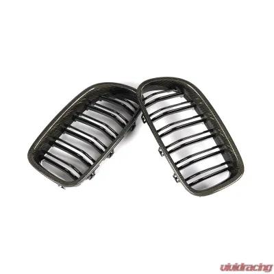 VR Aero Carbon Fiber+ABS Front Grill V3 BMW 5 Series  F10 | F18 - VR-F10F18-GRILL-2