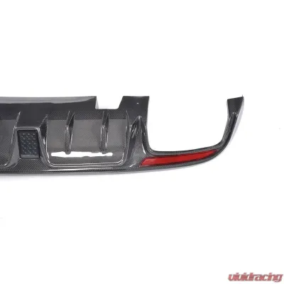 VR Aero Carbon Fiber Rear Diffuser V2 Mercedes C Class W205 Sport C43 C63 C450 AMG Sedan 2015-2019 - VR-W205-610