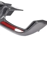 VR Aero Carbon Fiber Rear Diffuser V2 Mercedes C Class W205 Sport C43 C63 C450 AMG Sedan 2015-2019                                     - VR-W205-610 - Image 6