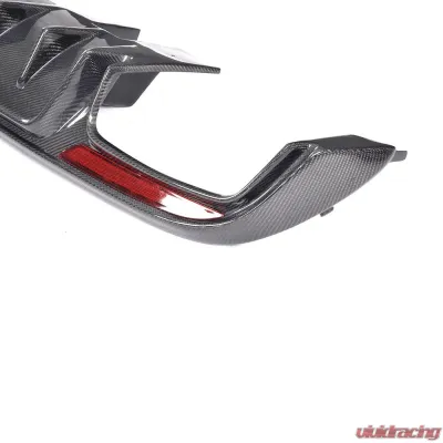 VR Aero Carbon Fiber Rear Diffuser V2 Mercedes C Class W205 Sport C43 C63 C450 AMG Sedan 2015-2019 - VR-W205-610