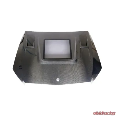 VR Aero Carbon Fiber Hood with Clear Engine Center Mercedes C43 AMG Coupe W205 2015-2019 - VR-C43-626