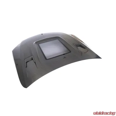 VR Aero Carbon Fiber Hood with Clear Engine Center Mercedes C43 AMG Coupe W205 2015-2019 - VR-C43-626