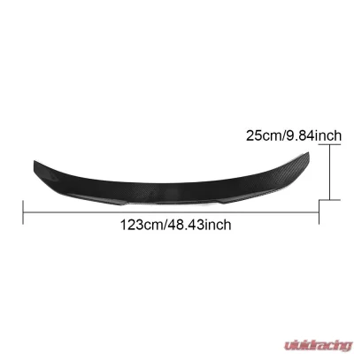 VR Aero Carbon Fiber Rear Trunk Spoiler V2 BMW 3 Series F80 M3 | F30 M-Tech - VR-F80F30M3MT-617