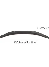 VR Aero Carbon Fiber Rear Trunk Spoiler M4 Style BMW 335i | 328i E90 2005-2011                                     - VR-M3-614 - Image 7